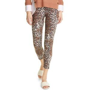 VERONICA BEARD 'Vilena' Leopard Print High Waist Leggings, Brown Multi